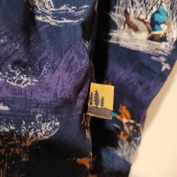 Outdoor Life Field Tested Men's Mallard Duck Print Long Sleeve Button Down XL - Picture 5 of 11